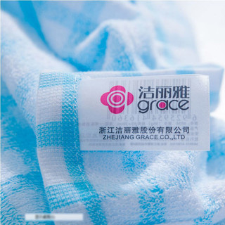 洁丽雅 洁丽雅薄款毛巾4条装纯棉男女士成人中等大小洗脸洁面巾柔软吸水 0636(黄色）薄款 4条