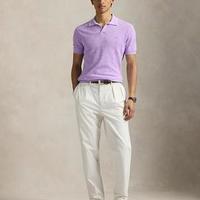  RALPH LAUREN/拉夫劳伦 纹理棉麻 男士Polo衫