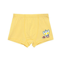千趣会 SENSHUKAI童装男童内裤夏奥特曼uru-hug宝宝童趣印花棉质地弹力平角 黄色 150 cm