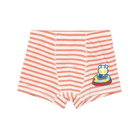 千趣会 SENSHUKAI童装男童内裤夏奥特曼uru-hug宝宝童趣印花棉质地弹力平角 橘粉色 160 cm