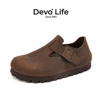 的的的沃 Devo Life 的的沃 Devo Life Life 复古时尚厚底增高防滑百搭日系潮女鞋