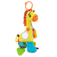 sozzy大象八音盒拉铃音乐玩具挂件车载座椅车挂安抚玩偶摇铃