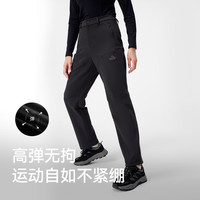 伯希和(Pelliot)户外软壳裤男女保暖冲锋登山滑雪防风裤124307170绿L 【女】灰湖绿