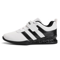 贺杨喻专业举重鞋男女力量举重鞋室内综合训练鞋支撑负重硬拉深蹲鞋 黑金 2211 44