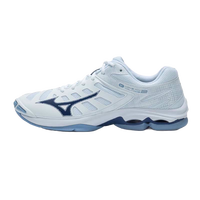 美津浓（MIZUNO）男女缓震透气排球鞋VOLTAGE2代专业比赛团队运动羽毛球鞋室内外 冰川蓝 WAVE VOLTAGE 2 2025新品 44 =285mm