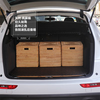 越南藤编收纳筐编织带盖开放格卫生间书架储物框定制衣服整理箱大