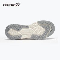 探拓（TECTOP）户外溯溪鞋男鞋两栖专业涉水鞋防滑耐磨2024夏季速干休闲运动鞋子 男款米白/芯片灰 44