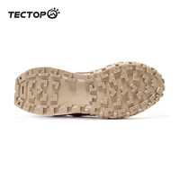 探拓（TECTOP）户外溯溪鞋男鞋两栖涉水鞋凉鞋沙滩鞋防滑耐磨夏季休闲运动登山鞋 米白/酒红 39