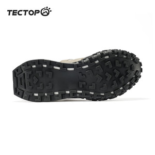 探拓（TECTOP）户外溯溪鞋男鞋两栖涉水鞋凉鞋沙滩鞋防滑耐磨夏季休闲运动登山鞋 新卡其/经典黑 42