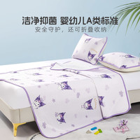 水星家纺凉席A类抑菌凉感席儿童卡通印花夏季空调席子床品25 凉感席【母婴A类+抑菌呵护+可水洗】花篱酷洛米