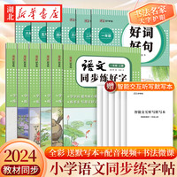 湖北美术出版社 HUBEI FINE ARTS PUBLISHING HOUSE 小学语文同步练字帖 一二三四五六年级上册 好词好句字帖