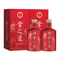 会员专享：舍得 舍之道 喜庆版浓香型白酒 50度 500ml*2瓶