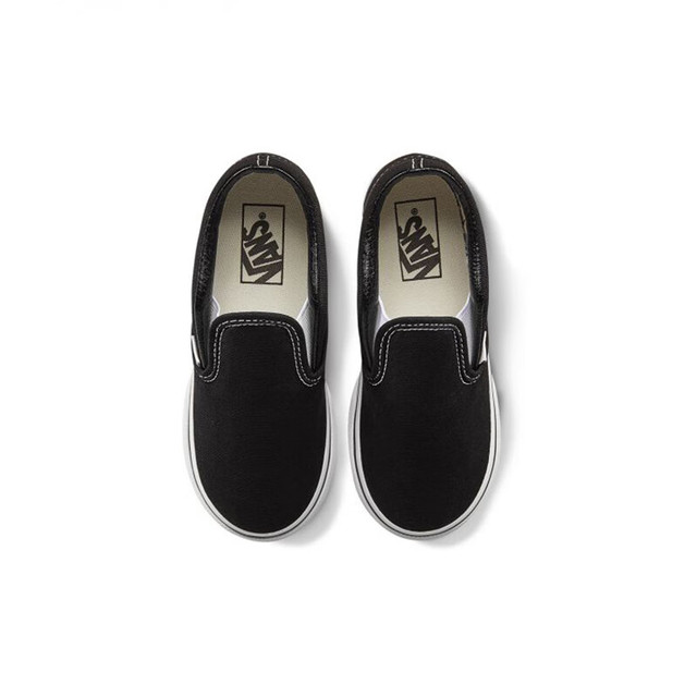 VANS 小童鞋Classic Slip-On经典低帮运动休闲鞋滑板鞋帆布鞋 11.5