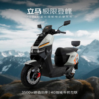 立马电动车 ​极限登峰 电动摩托车 72V38Ah 浅塔灰