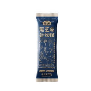 燕之坊黑芝麻谷物粉黑芝麻糊核桃粉儿童老人营养早餐即食速食代餐粉