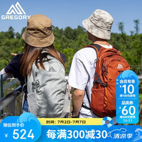 格里高利 NANO蜂鸟登山包徒步背包通勤轻便冲顶包双肩包-18L银绿色