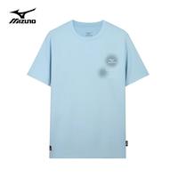 美津浓 Mizuno户外短袖T恤男半袖上衣夏季透气干爽百搭圆领半袖P休闲体恤 A2CA3116碎石灰 M