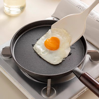 onlycook铸铁平底锅牛排煎锅 煎饼锅铸铁锅平底煎锅牛排锅煎盘 平底锅大号 26cm+喷油壶180ml/1个