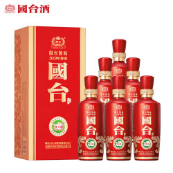 国台 国标酒 53%vol 酱香型白酒 500ml*6瓶