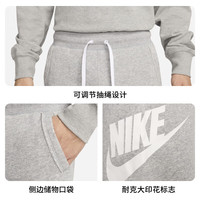 耐克(NIKE)男运动短裤 夏季针织短裤休闲裤 宽松简约 DX0503-063 灰 M