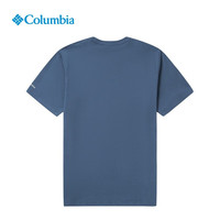 Columbia哥伦比亚T恤男女款春夏吸湿速干圆领印花短袖AE8827 478 S 宝蓝色 478