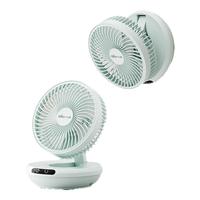 小熊电风扇厨房免打孔壁挂桌面卫生间空气循环扇