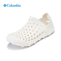 Columbia哥伦比亚户外男女时尚活力洞洞鞋沙滩外穿舒适凉鞋 125 BM8616 男白色 41 (26cm)男