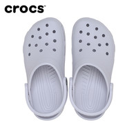 白鹿同款Crocs卡骆驰经典洞洞鞋女沙滩鞋外穿男鞋凉鞋拖鞋|10001 霜紫色-5BO 35