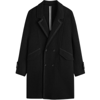 GXG男装2024年多色长款毛呢大衣外套