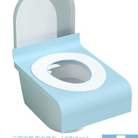 傲虎 三层夹棉 防水隔冷 一次性马桶垫 5片装 厚款 40*60cm