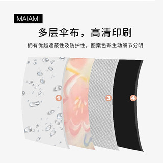 油画太阳伞防晒防紫外线遮阳伞女折叠便携全自动晴雨伞两用小清新 蝴蝶蹁跹—三折伞（手动）结实耐用