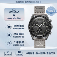 移动端、京东百亿补贴：OMEGA 欧米茄 瑞士表 黑盘SO33A100水星