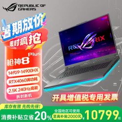 玩家国度 ROG 枪神8 Plus18英寸 14代酷睿i9 4060 4070星云屏电竞游戏本笔记本电脑