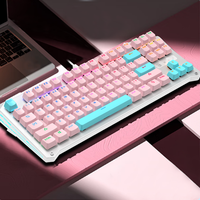 双飞燕X 双飞燕血手幽灵Q830N二代青光轴机械键盘笔记本小机械键盘87键
