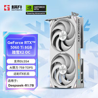 耕升 GeForce RTX 5060 Ti 踏雪X2 OC-8G游戏显卡 DLSS 4 电竞游戏/设计剪辑/AI本地部署/直播娱乐