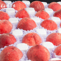 生活＆好管家 山西水蜜桃 毛桃子 新鲜水果 现摘 精挑果 净重4.5斤