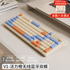 前行者 EWEADN V1蓝牙无线键盘鼠标套装机械手感静音三模男女生办公键鼠便携