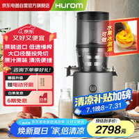 惠人 原汁机渣汁分离家用大口径炸果汁机榨汁韩国原装进口多功能H320N 23年新品带滤网灰色