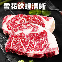 澳洲进口原切眼肉牛排官方旗舰店雪花牛肉安格斯低脂代餐专用菲力