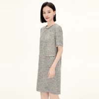 【绞罗花纱】NAERSI/娜尔思时尚气质相逢连衣裙2025年夏季女