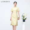 Londee/龙笛新中式国风旗袍优雅百搭显瘦连衣裙4S21263