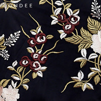 Londee/龙笛时尚气质山茶花蕾丝连衣裙春夏高级感轻奢旗袍9S26660