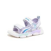 凯蒂猫 Hello Kitty 童鞋女童凉鞋2025夏季儿童运动凉鞋女孩露趾鞋 粉紫 31码