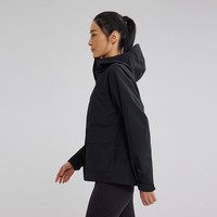 凯乐石（KAILAS）户外运动定日冲锋衣 女款防风防水透湿外套风衣 KG2511211 墨黑 S