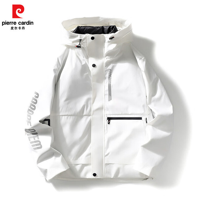 pierre cardin 皮尔·卡丹 90白鸭绒冲锋衣羽绒服 三合一款式