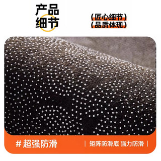 KAYE地毯客厅卧室沙发茶几毯新中式免洗可擦满铺大面积垫子加厚可 SJR-仿剑麻纹-灰 120X160cm