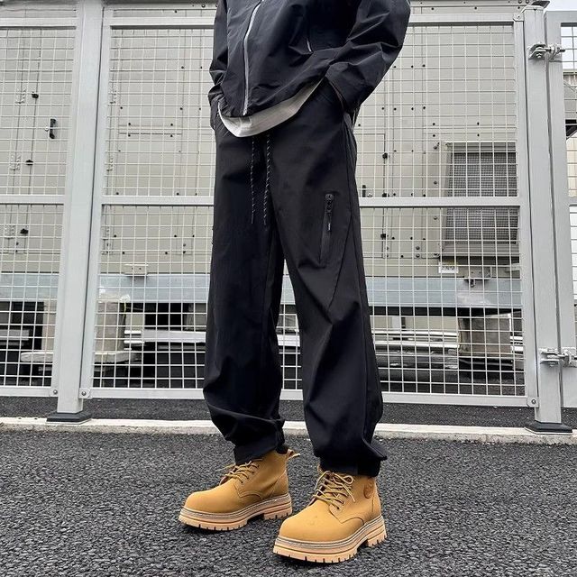 NO1DARA 男士防水美式机能冲锋裤工装裤束脚户外休闲裤