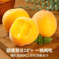 粤迎 山东蒙阴黄桃新鲜时令桃子 高山黄桃生鲜 5斤精选果净4.5斤