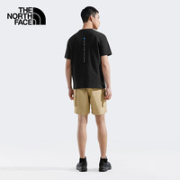 北面 速干衣短袖T恤户外舒适透气春夏男款TheNorthFace|8D7C JK3/宇宙黑