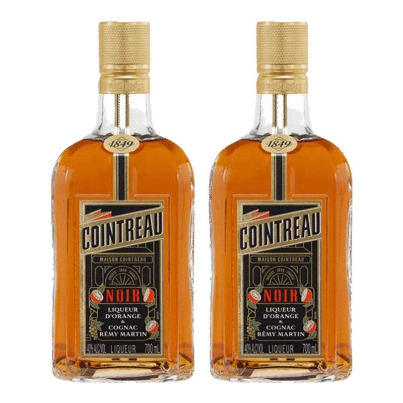 Cointreau君度Noir甜橙干邑力娇酒700ml基酒*2瓶